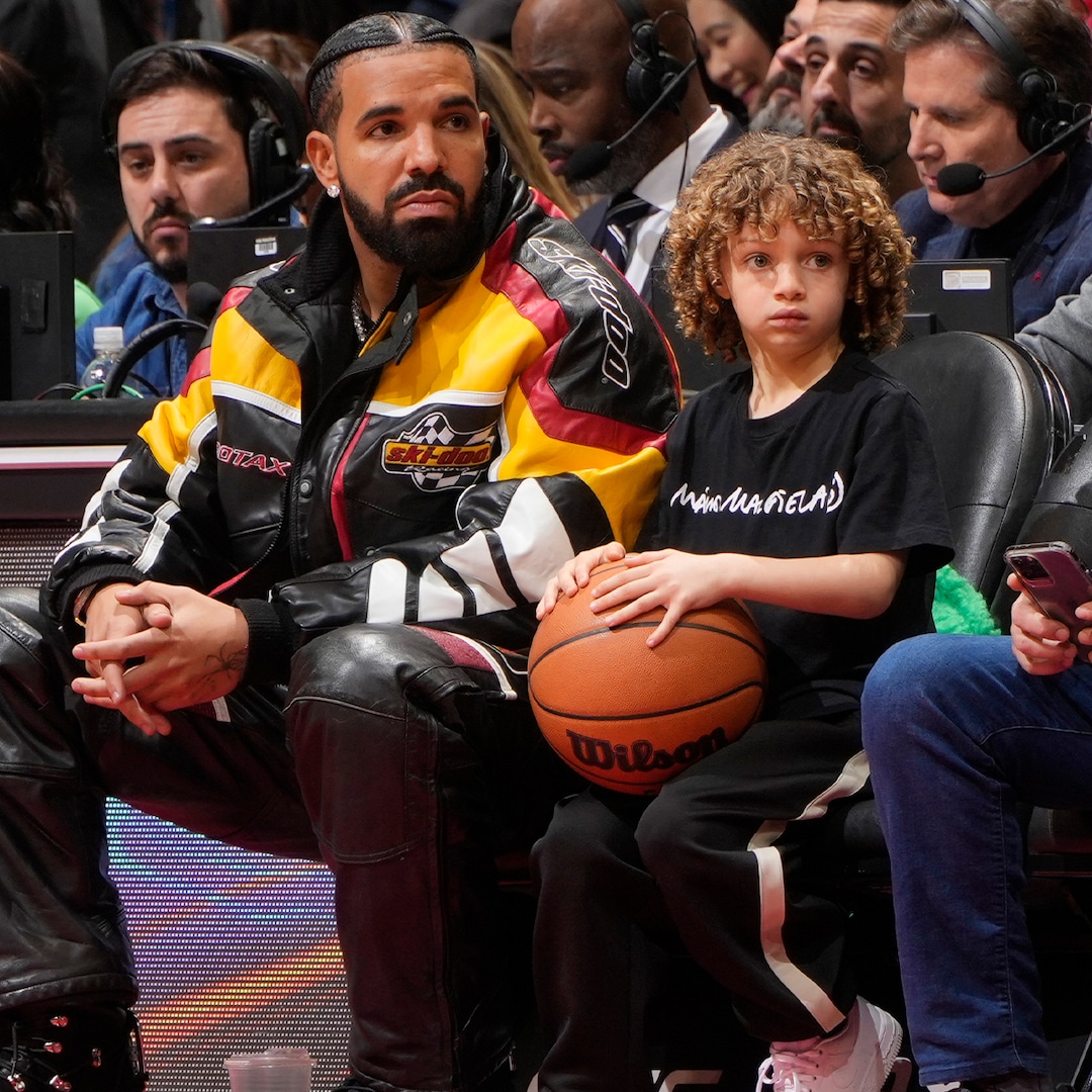 Drake’s Son Adonis Looks So Grown Up During Slam Dunk Outing Drake’s Son Adonis Looks So Grown Up During Slam Dunk Outing